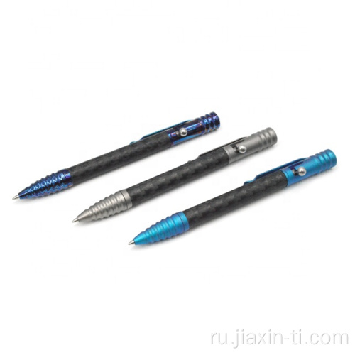 Pocket EDC Design Glass Breaker Titanium Tactical Pen